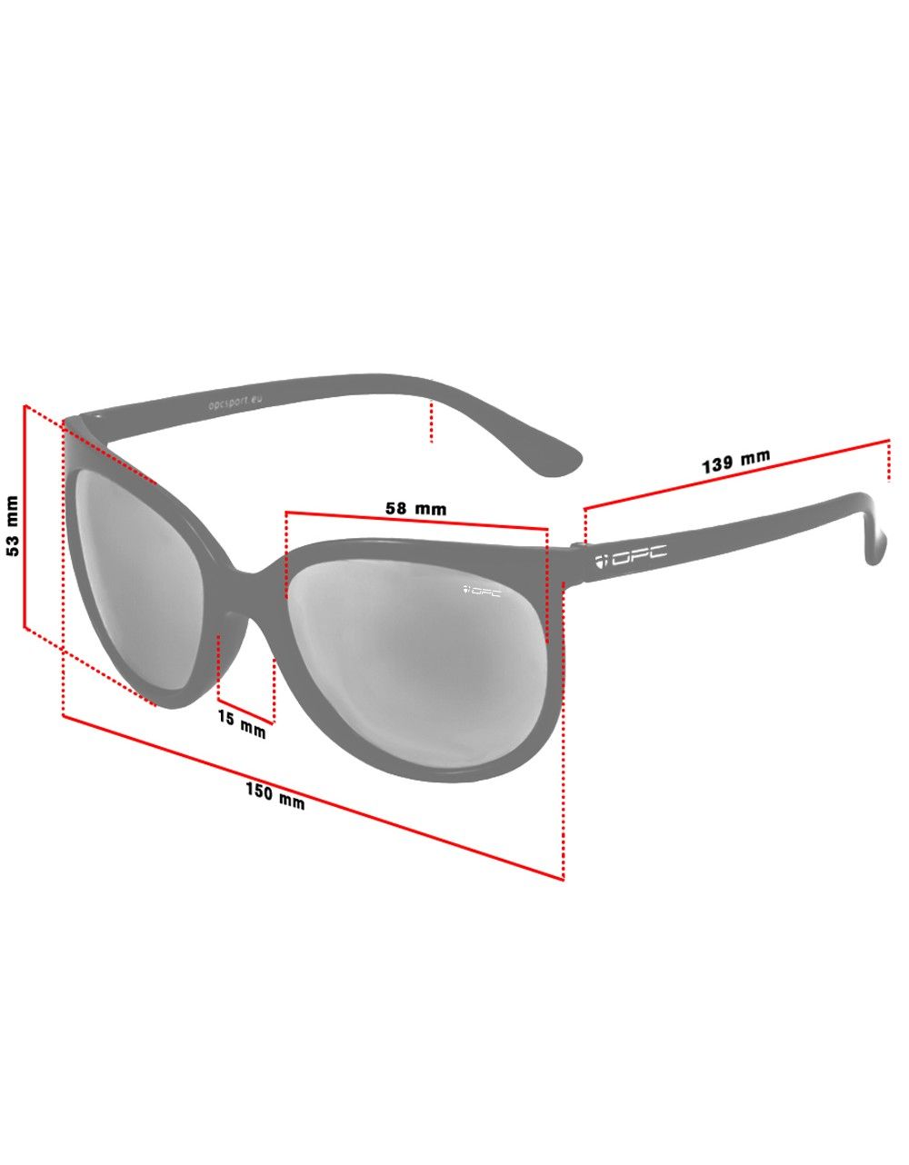 Okulary LIFESTYLE PARIS White Blue REVO