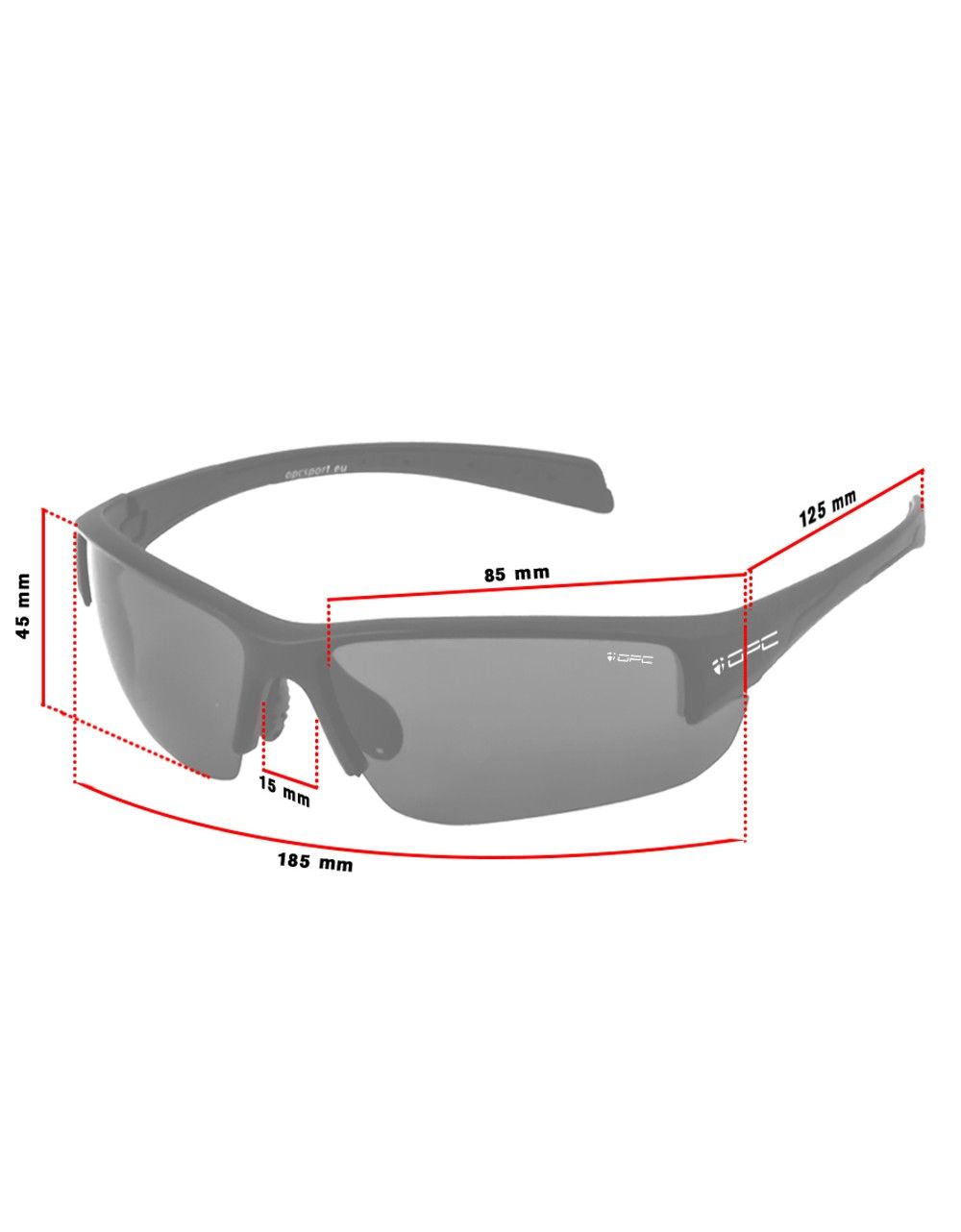 Okulary ochronne OPC EXTREME SAN SALVO Matt...