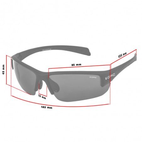 Okulary ochronne OPC EXTREME SAN SALVO Matt Black/Gray Clear