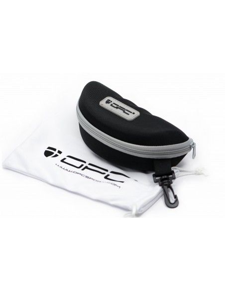 Okulary przeciwsłoneczne OPC LIFESTYLE Dakar Matt Black - Blue