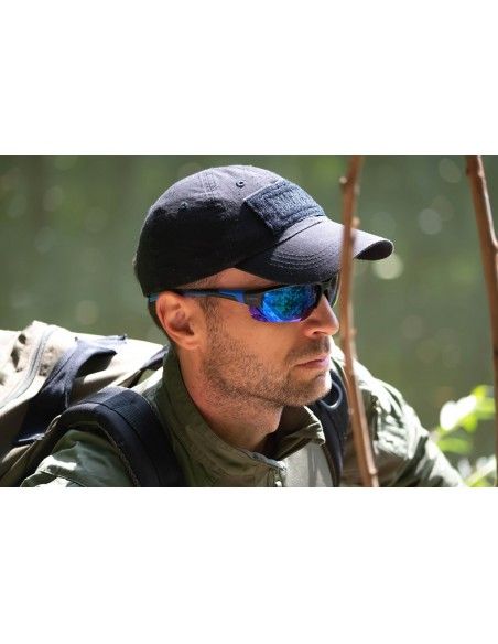 Okulary przeciwsłoneczne OPC EXTREME SAN SALVO Matt Black Blue/ Blue REVO