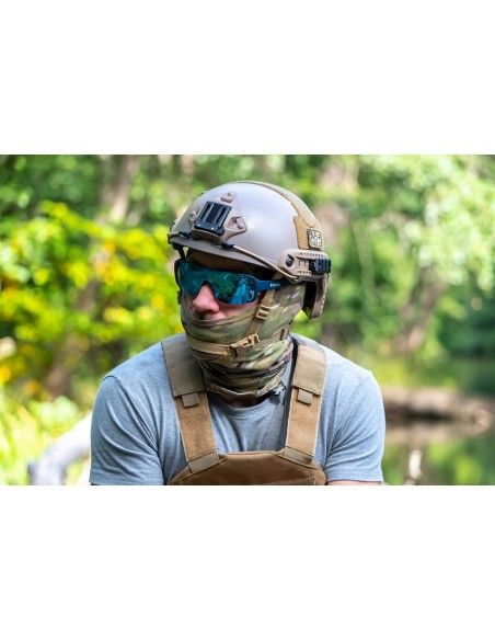 Okulary przeciwsłoneczne OPC ALL ROUND JET I Matt Navy Blue/ Blue REVO