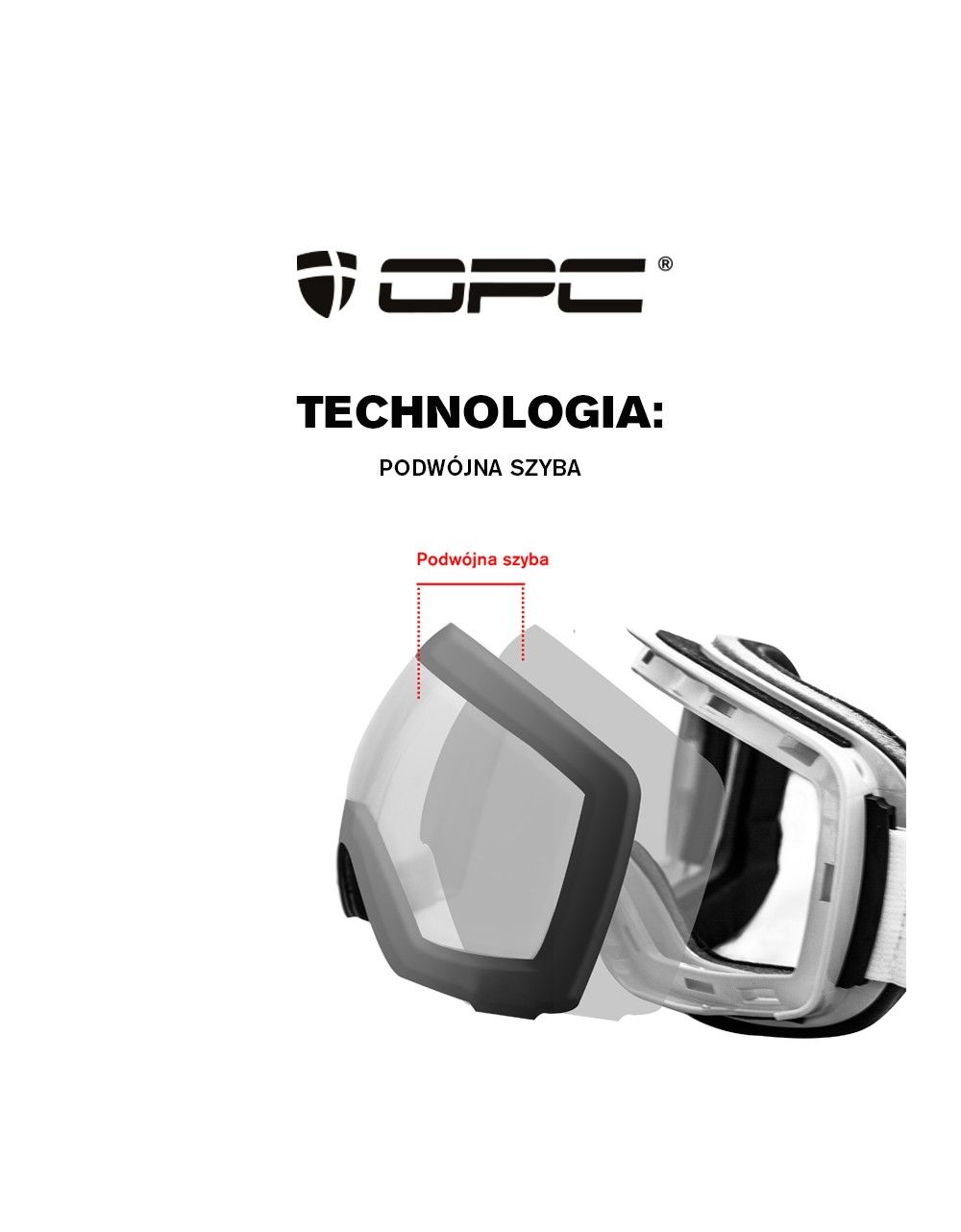 Gogle dziecięce OPC PERFORMANCE KIDS MAMMOTH...