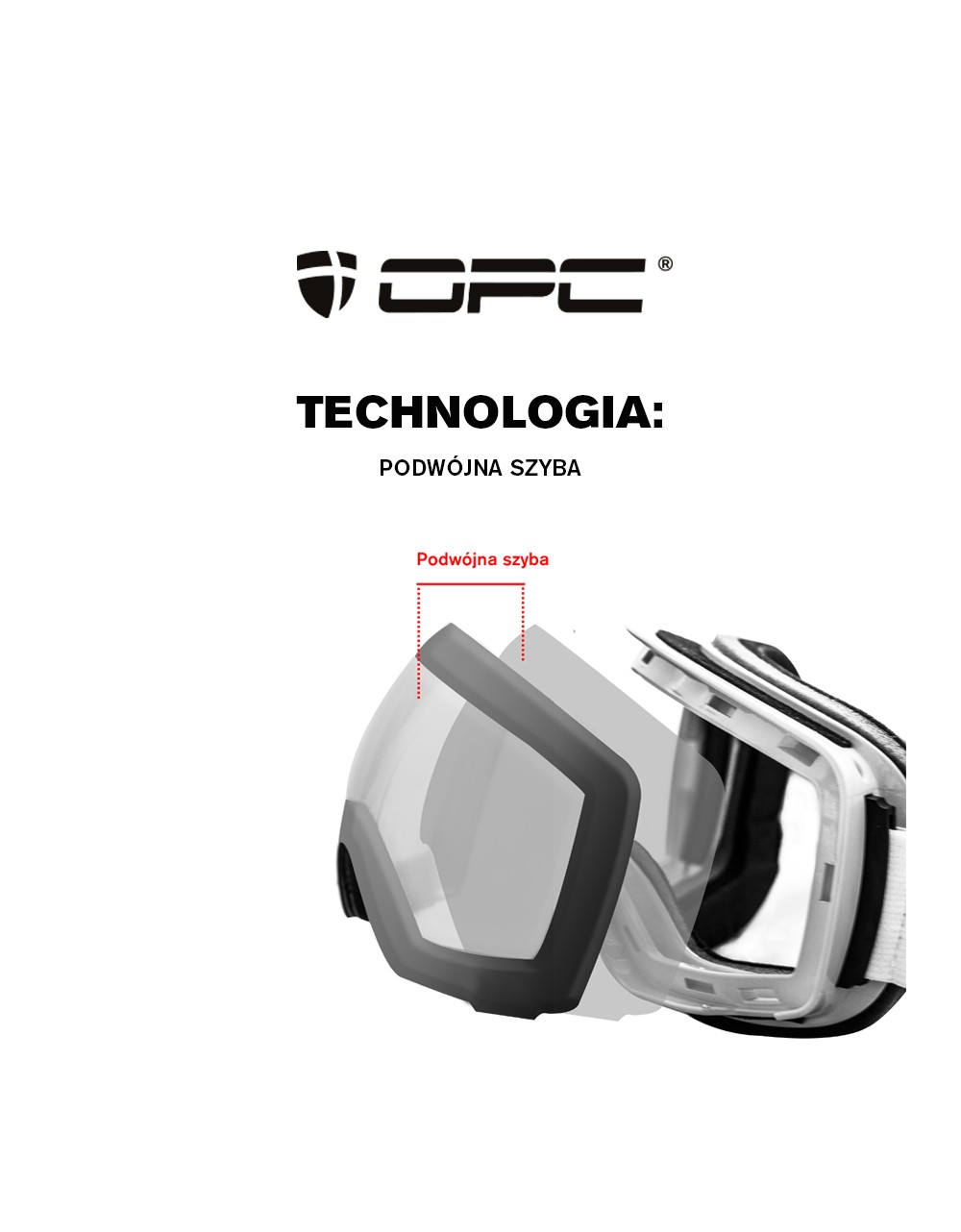 Gogle dziecięce OPC PERFORMANCE KIDS MAMMOTH...