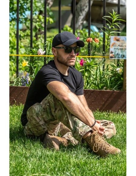 Okulary przeciwsłoneczne LIFESTYLE CALIFORNIA Matt Graphite/ Green