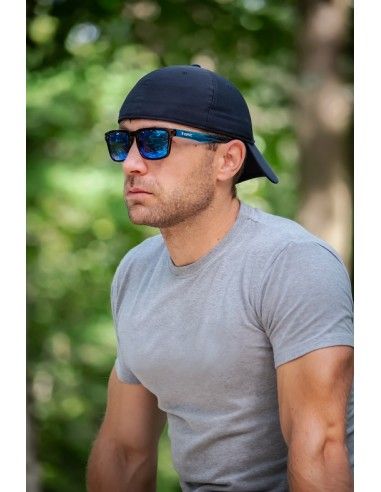 Okulary LIFESTYLE CALIFORNIA Black/ Blue REVO