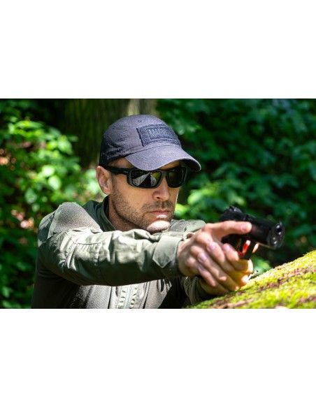 Okulary taktyczno-przeciwsłoneczne OPC TACTICAL EVEREST Matt Black Smoke Shooter