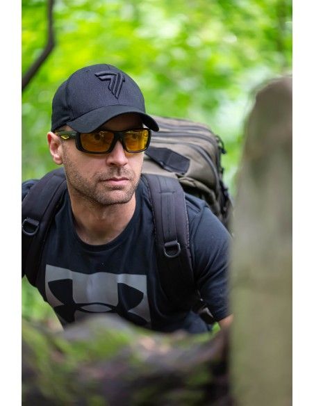 Okulary taktyczno-ochronne OPC TACTICAL EVEREST Matt Black Ultra Light Yellow Shooter