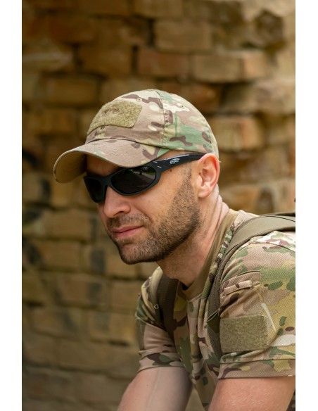 Okulary taktyczno-przeciwsłoneczne OPC TACTICALY MARINES Matt Black Smoke Shooter