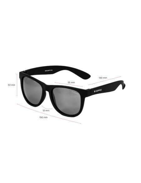 Okulary przeciwsłoneczne OPC LIFESTYLE IBIZA Matt Black Blue REVO