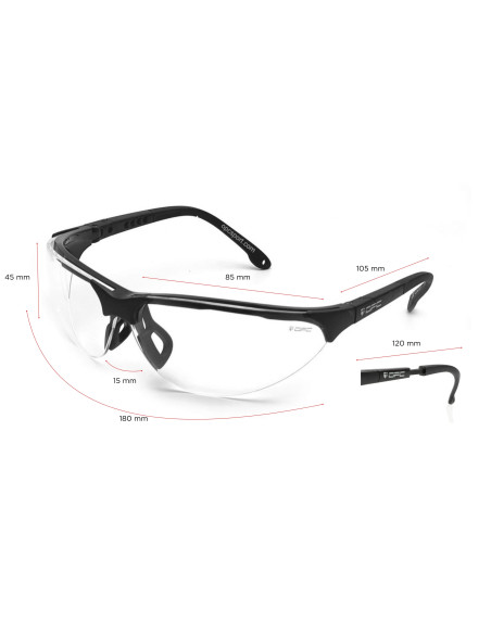 Okulary taktyczne OPC TACTIC HAWK Matt Black Ultra Light Yellow