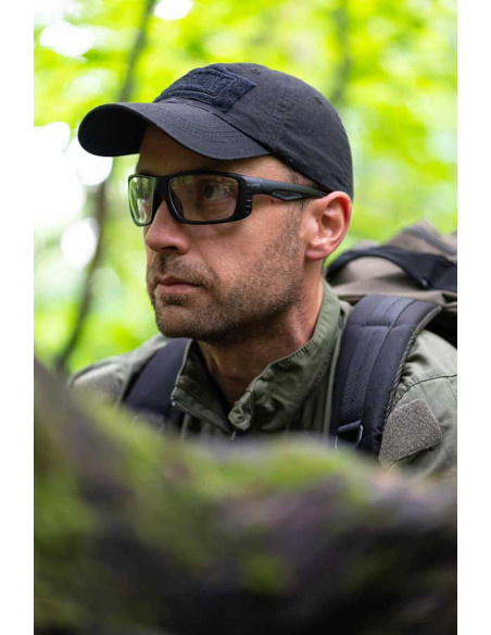 Okulary taktyczno-ochronne OPC TACTICAL EVEREST Matt Black Clear Shooter