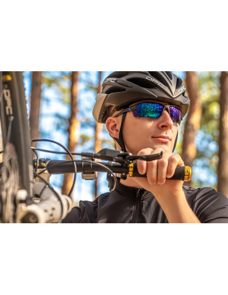 Okulary przeciwsłoneczne OPC EXTREME SAN SALVO Matt Black Blue/ Blue REVO