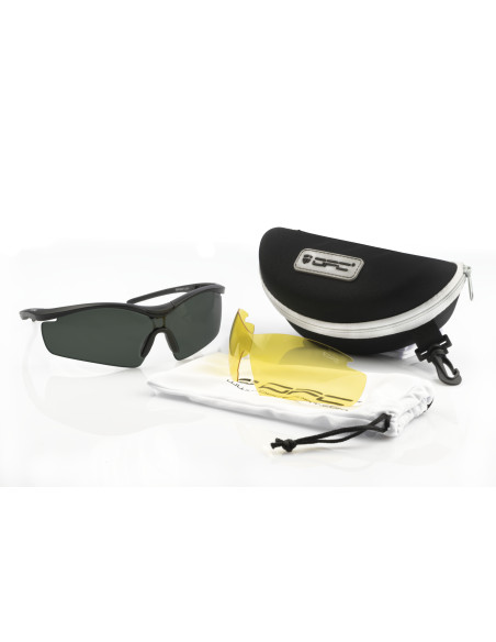 Okulary przeciwsłoneczne OPC EXTREME RAPTOR Matt Black Green/ Yellow