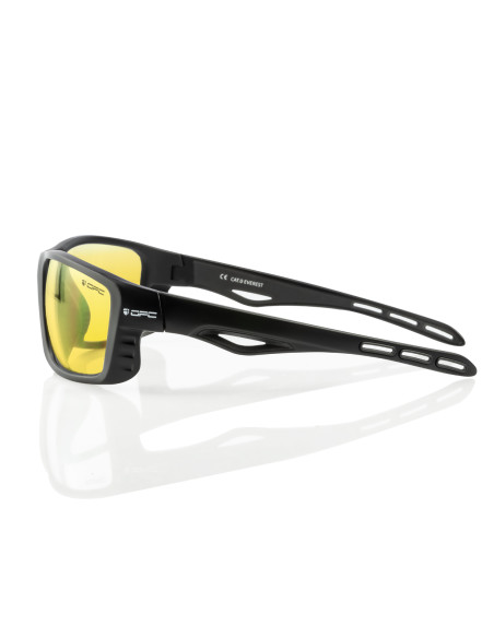 Okulary ochronne OPC SPORT EVEREST Matt Black Ultra Light Yellow CAT.1