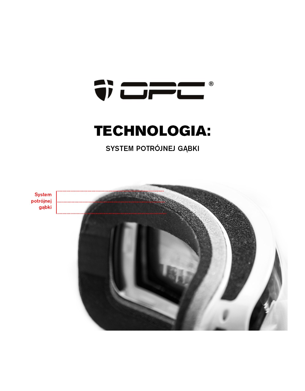 Gogle dziecięce OPC PERFORMANCE KIDS MAMMOTH...