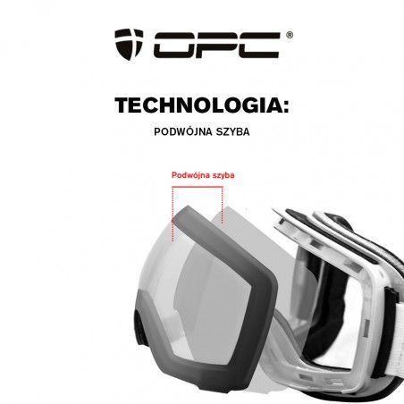 Gogle dziecięce OPC PERFORMANCE KIDS MAMMOTH Matt White/ Gold REVO S1