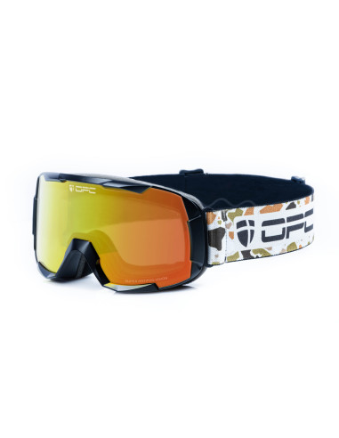 Gogle dziecięce OPC PERFORMANCE KIDS MAMMOTH Matt Black Camo/ Red REVO S1