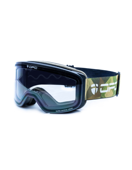 OPC ADVANCED LAXX MAGNETIC Matt Black Camo/ Gold REVO S2 + szyba Clear S0