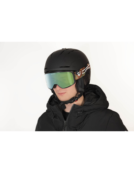 Gogle OPC PERFORMANCE ASPEN Matt Black Camo/ Green REVO S1