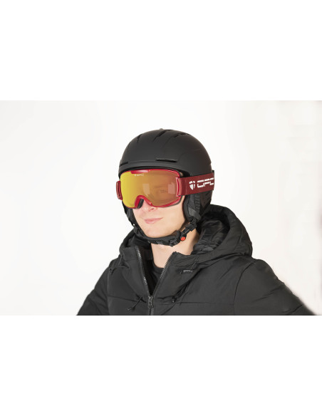 Gogle OPC PERFORMANCE DAVOS OTG Matt Cherry / Red REVO S1