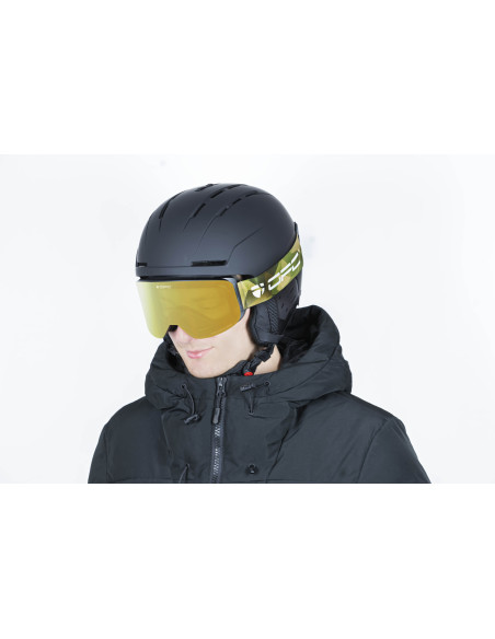 OPC ADVANCED LAXX MAGNETIC Matt Black Camo/ Gold REVO S2 + szyba Clear S0