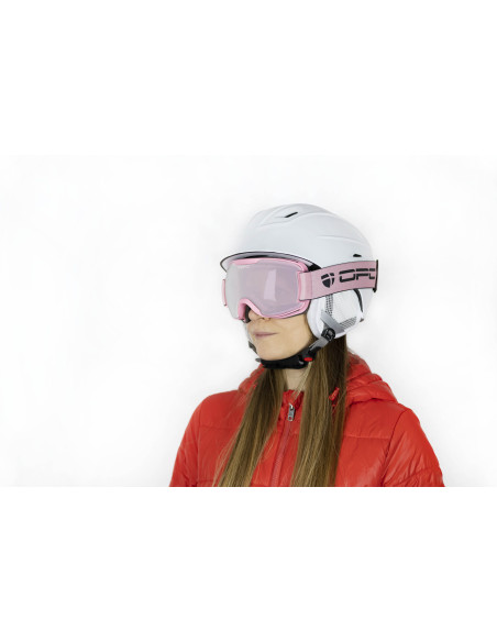 Gogle OPC PERFORMANCE DAVOS OTG Matt Pink/ Pink REVO S1