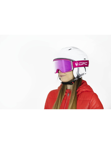 Gogle OPC PERFORMANCE ASPEN Matt Neo Pink Black/ Pink REVO S1