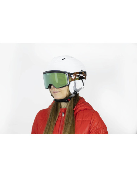 Gogle OPC PERFORMANCE ASPEN Matt Black Camo/ Green REVO S1