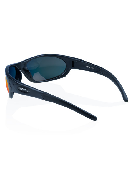 Okulary przeciwsłoneczne OPC MILITARY MARINES Matt Black/ Red REVO
