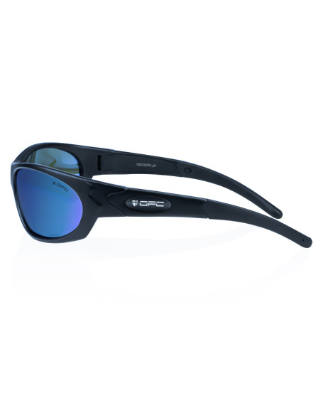 Okulary przeciwsłoneczne OPC MILITARY MARINES Matt Black Blue REVO