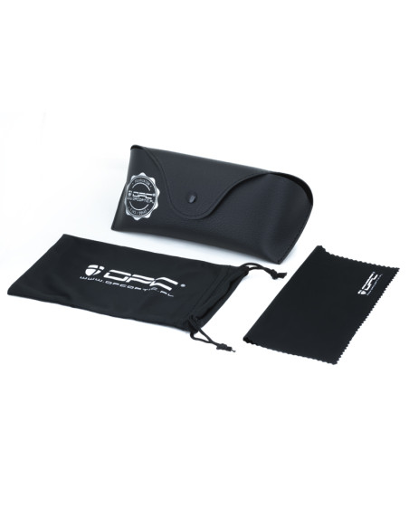 Okulary przeciwsłoneczne OPC LIFESTYLE MIAMI Matt Black Blue REVO