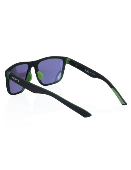 Okulary przeciwsłoneczne OPC LIFESTYLE MIAMI Matt Black Green REVO