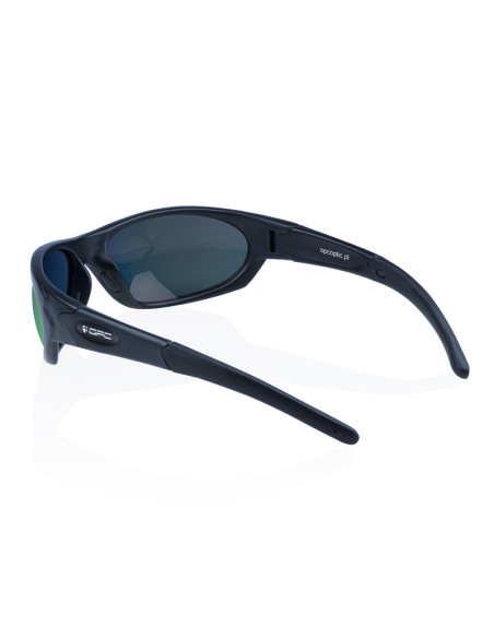 Okulary przeciwsłoneczne OPC MILITARY MARINES Matt Black/ Green REVO