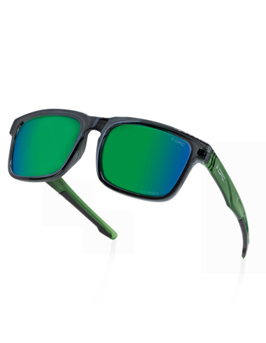 Okulary LIFESTYLE CALIFORNIA Black/ Green REVO