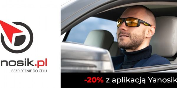 -20% na produkty optyczne z aplikacją Yanosik.pl