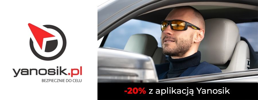 -20% na produkty optyczne z aplikacją Yanosik.pl